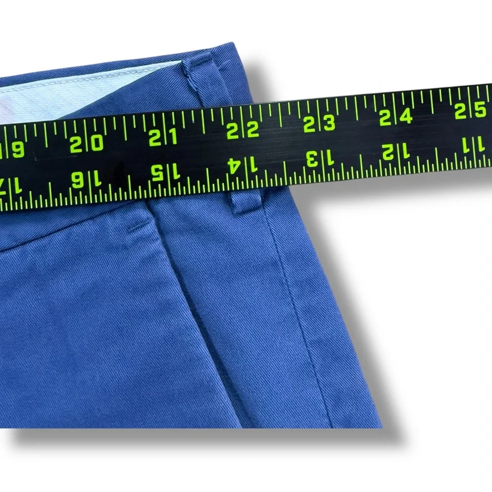 Polo Ralph Lauren Chino Shorts Men 44 Blue Stretch Classic Fit Cotton 9in Inseam
